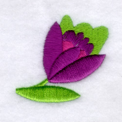 Funky Tulip Machine Embroidery Design