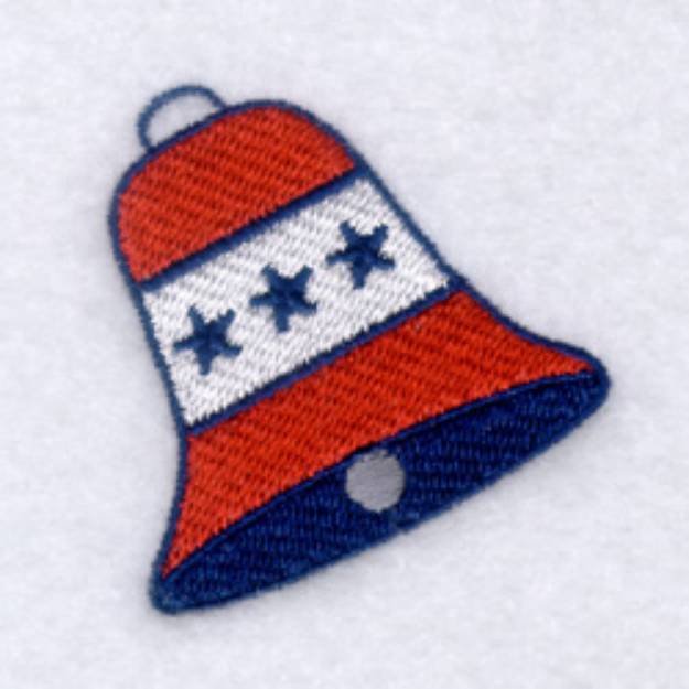 Picture of Patriotic Bell Machine Embroidery Design