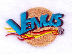 Graffiti Venus Machine Embroidery Design