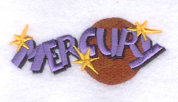 Picture of Graffiti Mercury Machine Embroidery Design