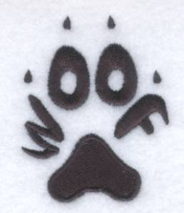 Picture of Woof Paw - Large Machine Embroidery Design