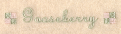 Gooseberry Label Machine Embroidery Design