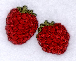 Raspberries Machine Embroidery Design