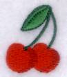 Picture of Cherries Machine Embroidery Design