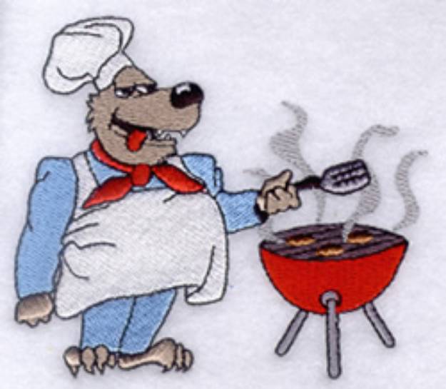Picture of Dog Days Barbeque Machine Embroidery Design