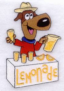 Picture of Dog Days Lemonade Machine Embroidery Design