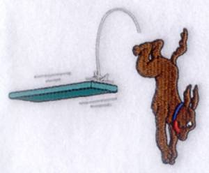 Picture of Dog Days Diving Machine Embroidery Design