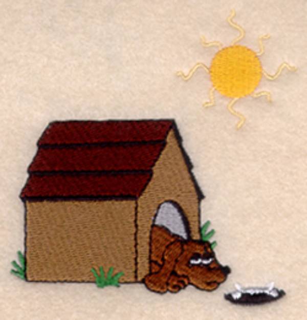 Picture of Dog Days Hot Dog Machine Embroidery Design