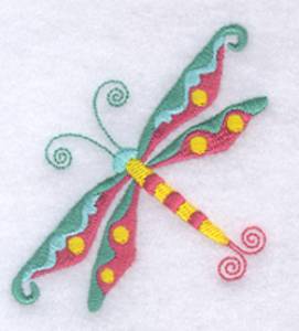 Picture of Whimsical Dragonfly Machine Embroidery Design