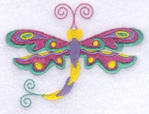 Picture of Whimsical Dragonfly   Machine Embroidery Design