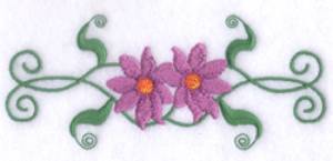 Picture of Whimsical Flowers #2 Machine Embroidery Design