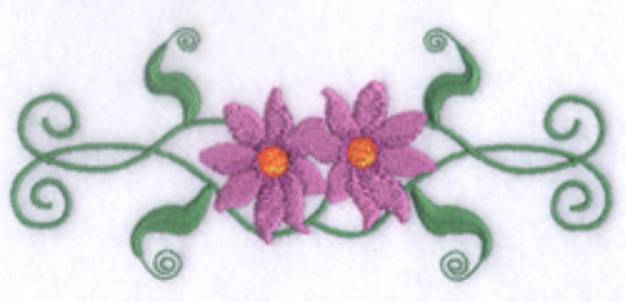 Picture of Whimsical Flowers #2 Machine Embroidery Design