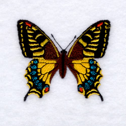 Tiger Swallowtail Butterfly Machine Embroidery Design