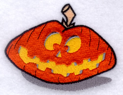 Crazy Pumpkin Machine Embroidery Design