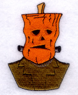 Frankenpumpkin Machine Embroidery Design