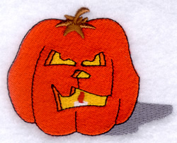 Mad Pumpkin Machine Embroidery Design