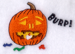 Hungry Pumpkin Machine Embroidery Design