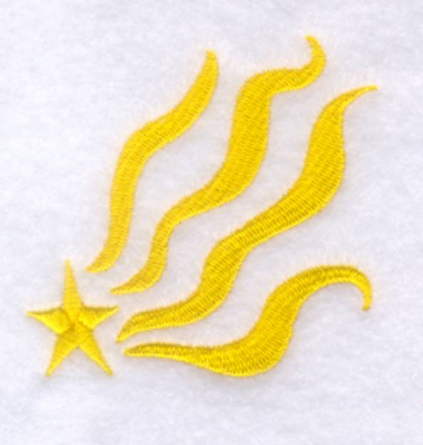 Picture of Falling Star Machine Embroidery Design