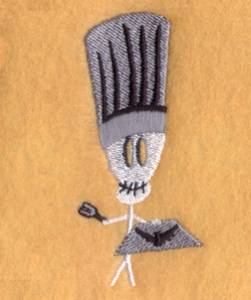 Picture of SkeleChef Machine Embroidery Design