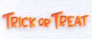 Picture of "Trick or Treat" Pocket Topper Machine Embroidery Design
