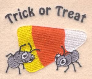 Picture of Buggy Ants with Candy Corn Machine Embroidery Design