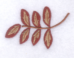 Funky Fall Leaf #10 Machine Embroidery Design