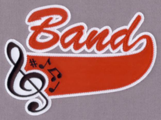 Picture of Band 2 Color Applique Machine Embroidery Design