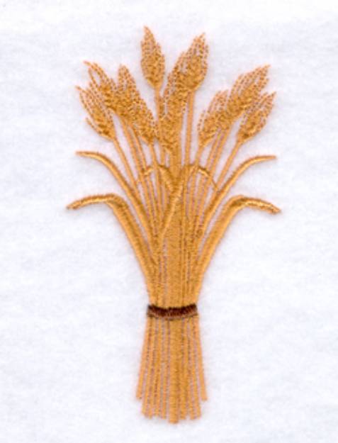 Picture of Wheat Bundle Machine Embroidery Design