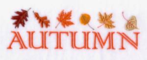 Picture of Autumn Leaves Machine Embroidery Design