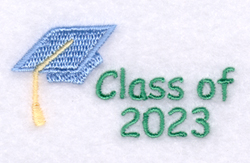 Class of 2023 Machine Embroidery Design