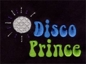 Picture of Disco Prince Machine Embroidery Design