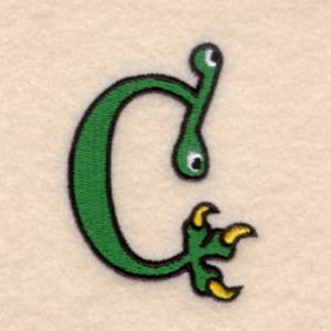 Picture of Silly Monster "C" Machine Embroidery Design