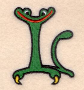 Picture of Silly Monster "L" Machine Embroidery Design