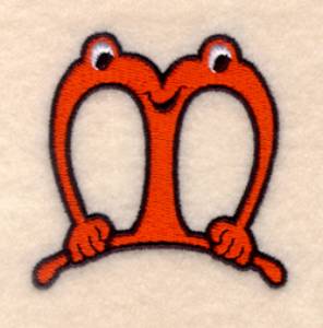 Picture of Silly Monster "M" Machine Embroidery Design
