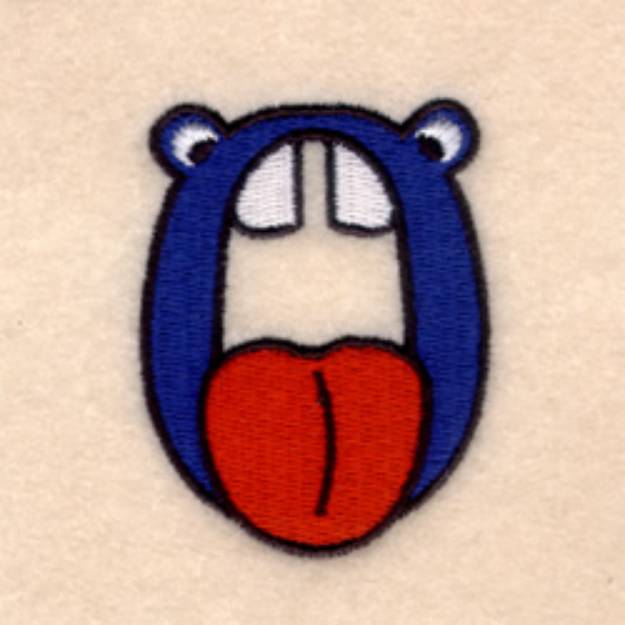 Picture of Silly Monster "O" Machine Embroidery Design