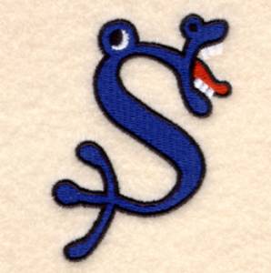 Picture of Silly Monster "S" Machine Embroidery Design