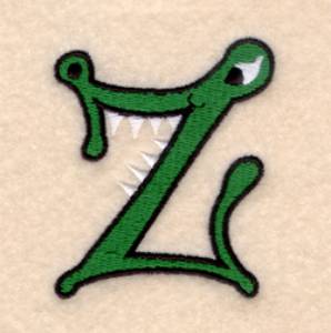 Picture of Silly Monster "Z" Machine Embroidery Design