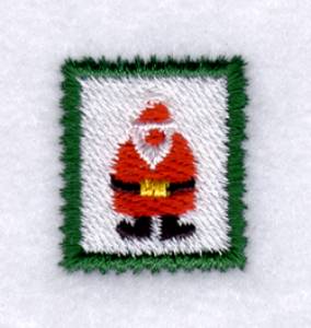 Picture of Santa Stamp Machine Embroidery Design
