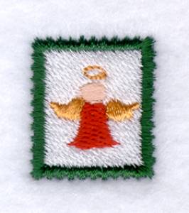 Picture of Angel Xmas Stamp Machine Embroidery Design