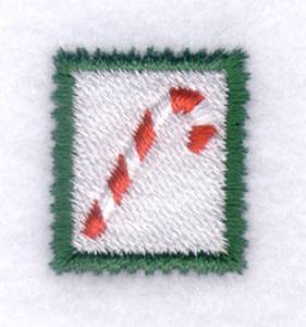 Picture of Candy Cane Stamp Machine Embroidery Design