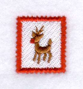 Picture of Reindeer Xmas Stamp Machine Embroidery Design