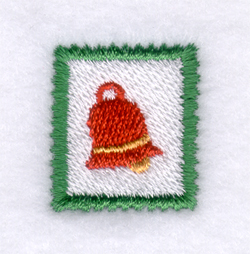 Bell Xmas Stamp Machine Embroidery Design