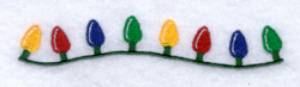 Picture of Christmas Lights Pocket Topper Machine Embroidery Design
