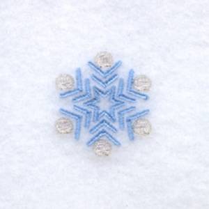 Picture of Mini Snowflake Machine Embroidery Design
