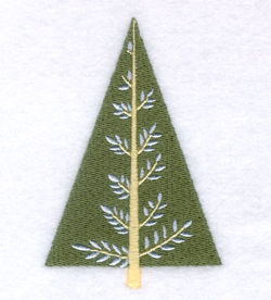 Triangle Xmas Tree Machine Embroidery Design