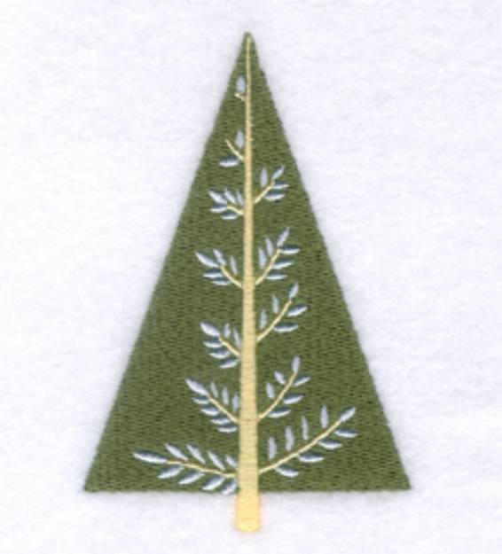 Picture of Triangle Xmas Tree Machine Embroidery Design