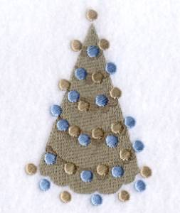 Picture of Funky Xmas Tree #4 Machine Embroidery Design