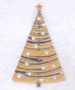 Picture of Funky Xmas Tree #2 Machine Embroidery Design