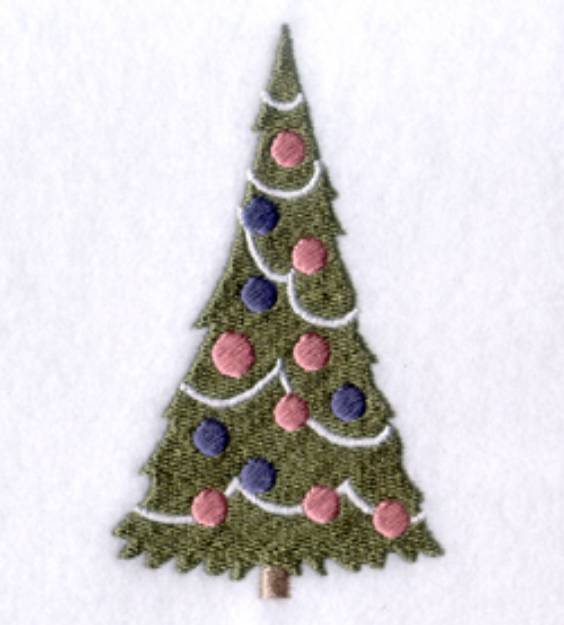 Picture of Funky Xmas Tree #5 Machine Embroidery Design