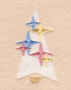 Picture of Funky Xmas Tree #7 Machine Embroidery Design